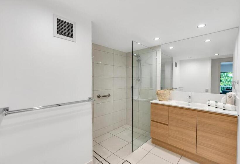 شقة ديلوكس غرفتين نوم مطلة على البحر, Argosy On The Beach