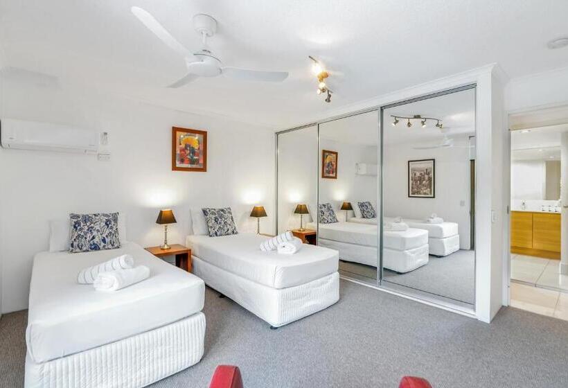 شقة ديلوكس غرفتين نوم مطلة على البحر, Argosy On The Beach