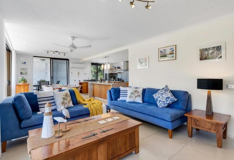 شقة ديلوكس غرفتين نوم مطلة على البحر, Argosy On The Beach