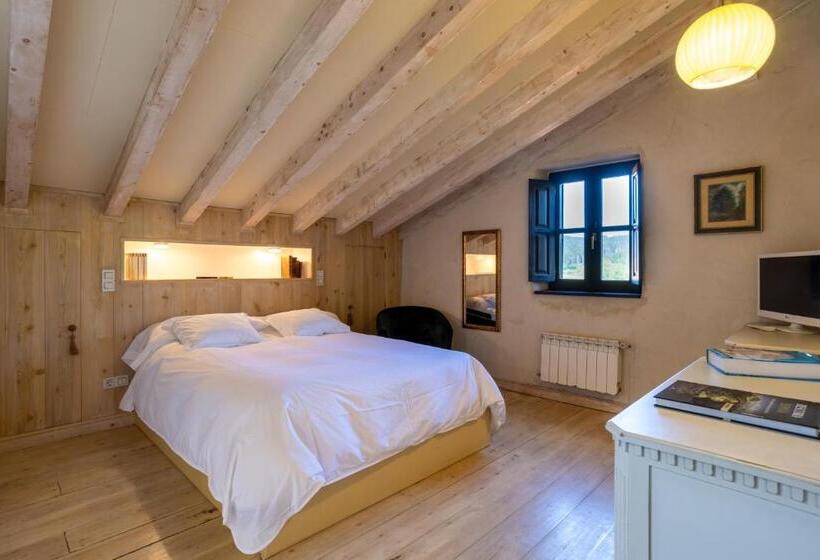 带园景的小型套房, Casona Las Cinco Calderas