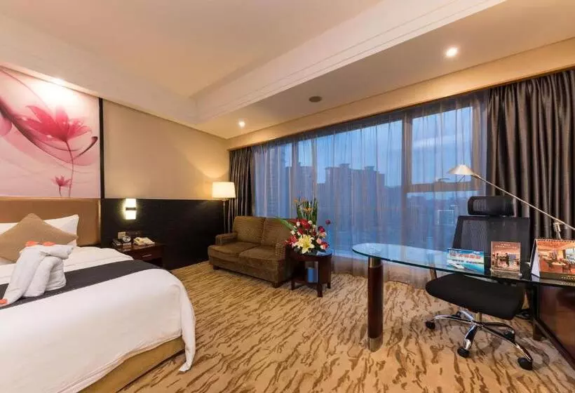 キングサイズベッドのデラックスルーム, Kb Hotel Qingyuan