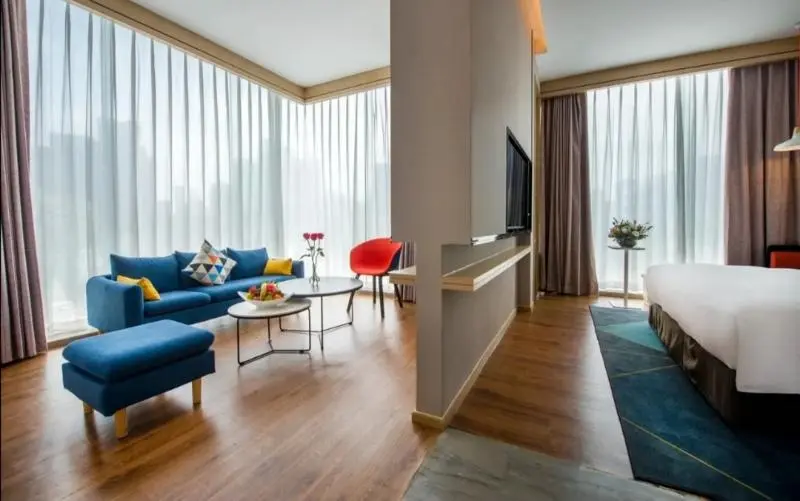 キングサイズベッドのスタンダードルーム, Holiday Inn Express Shenzhen Nanshan By Ihg