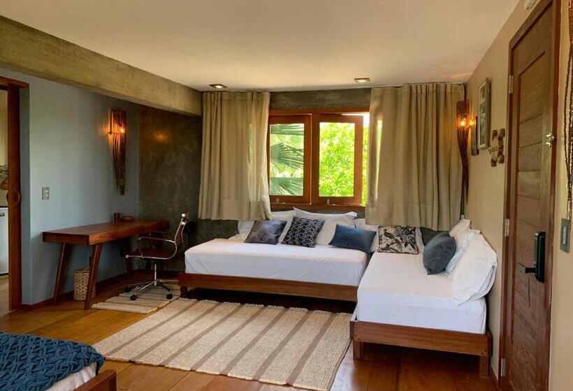 디럭스 스위트 킹 침대, Vila Das águas