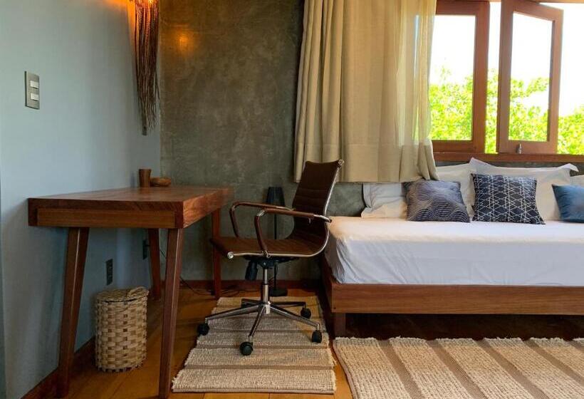 디럭스 스위트 킹 침대, Vila Das águas