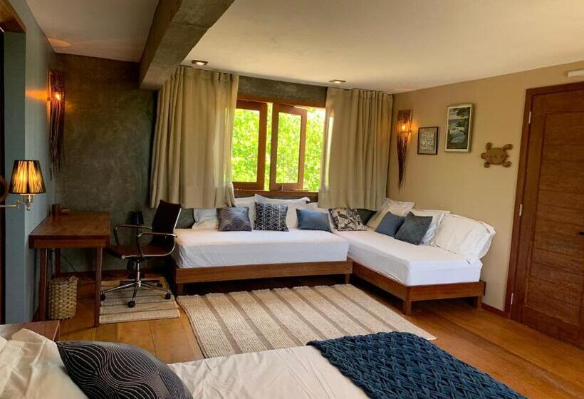 디럭스 스위트 킹 침대, Vila Das águas