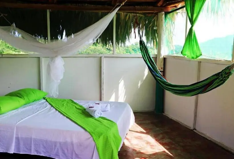 اتاق استاندارد با چشم‌انداز کوهستان, Hostal Mirador Dentro Del Parque Tayrona