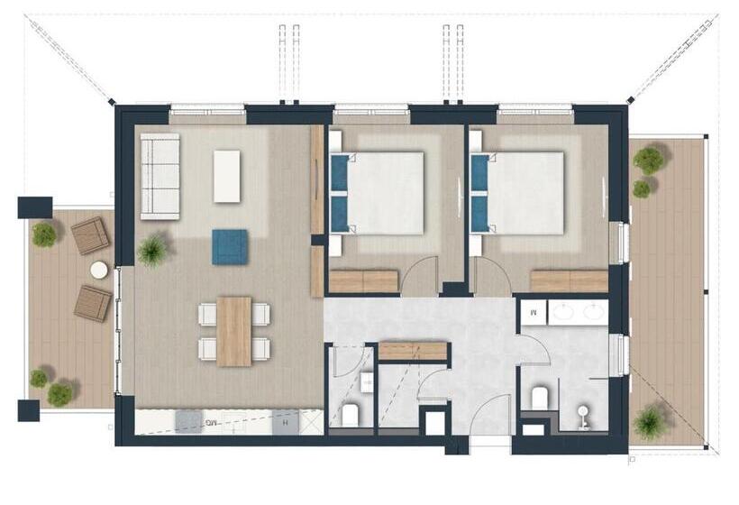 可观景的套房, Balalake Resort