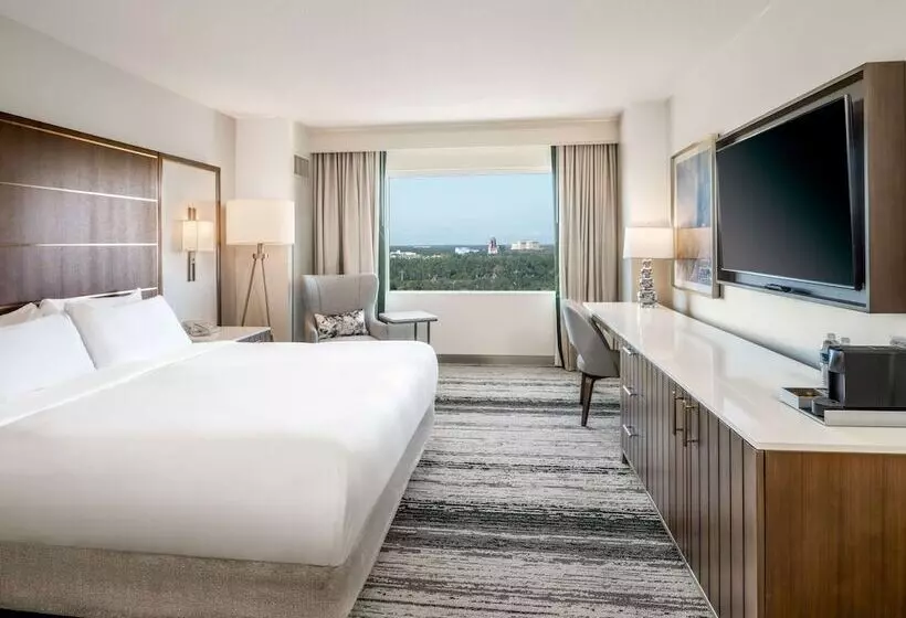 身障者適用ダブルベッド付きスタンダードルーム, Signia By Hilton Orlando   An Official Walt Disney World®