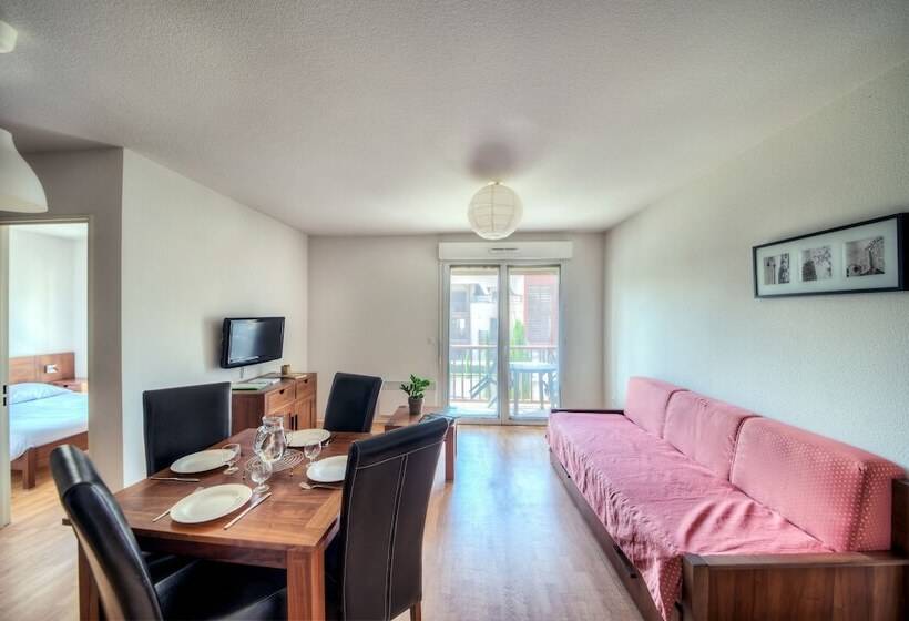 Апартаменты 1 Спальня, Zenitude Hôtel Résidences L Acacia Lourdes