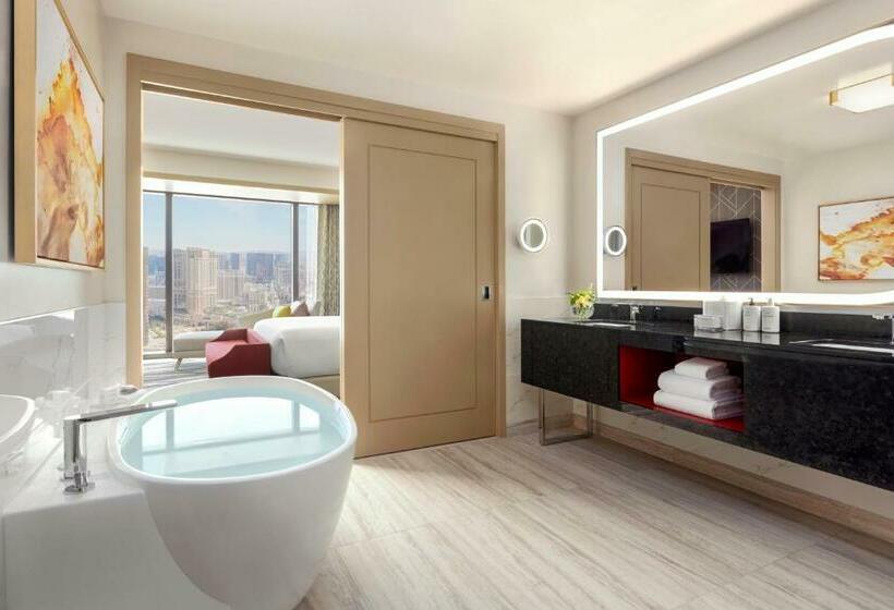 스위트 킹사이즈 침대, Conrad Las Vegas At Resorts World