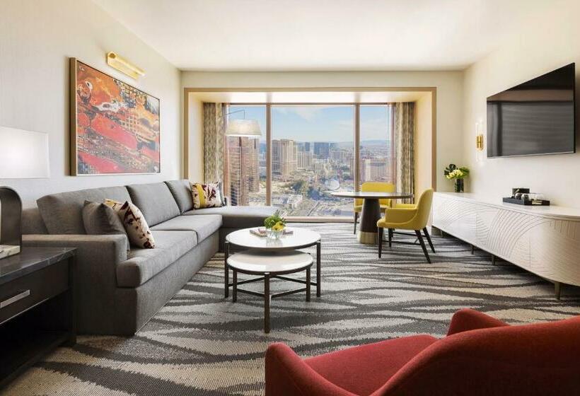 스위트 킹사이즈 침대, Conrad Las Vegas At Resorts World