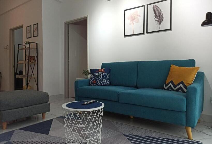 침실 2개 아파트, Zulanie Suite Troika Residence, Spacious And Cozy With Pool, Free Wifi & Netflix In Golden Triangle