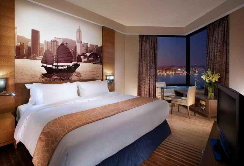 اتاق دلوکس با تخت کینگ و چشمانداز, Harbour Grand Hong Kong