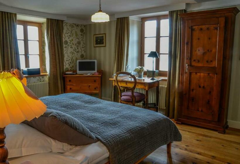 חדר סטנדרט נוף להרים, Hôtel Bella Tola & Spa