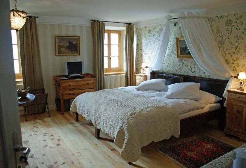 带山景的复式房间, Hôtel Bella Tola & Spa