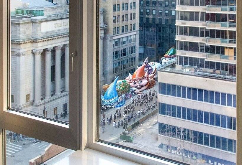 带2个双人床的标准工作室, Hilton Garden Inn New York/west 35th Street