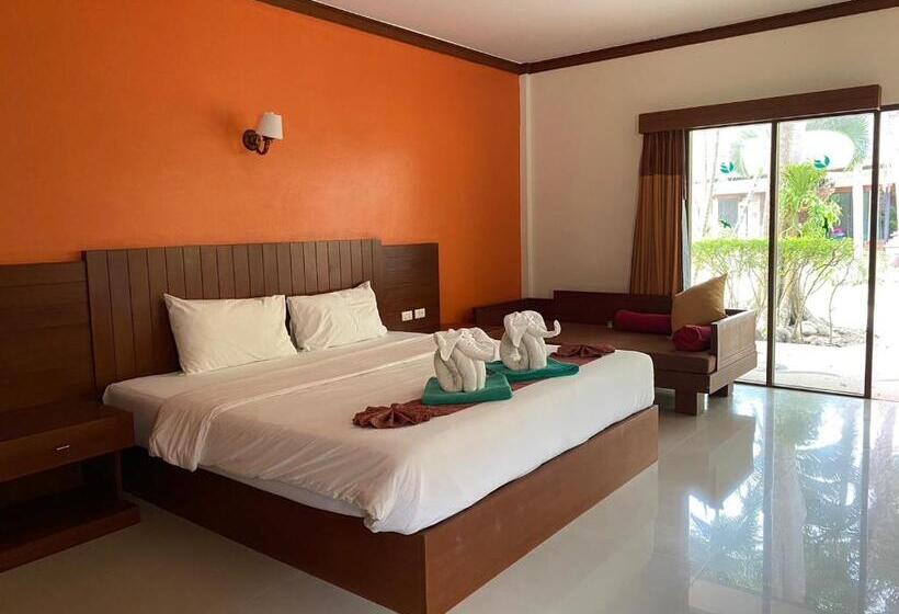 Бунгало Deluxe, Beach Bungalow At Lanta Resort