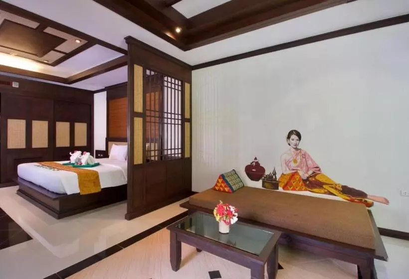 سوییت با چشم‌انداز باغ, Beach Bungalow At Lanta Resort