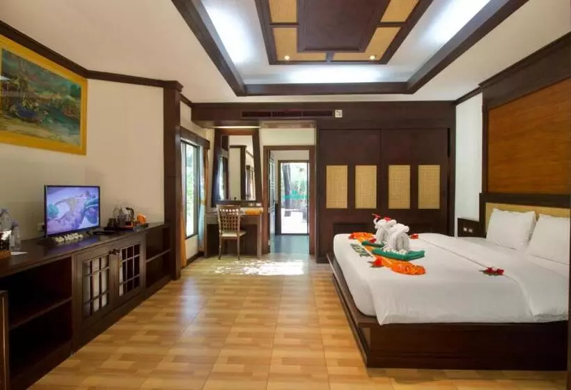 سوییت با چشم‌انداز باغ, Beach Bungalow At Lanta Resort