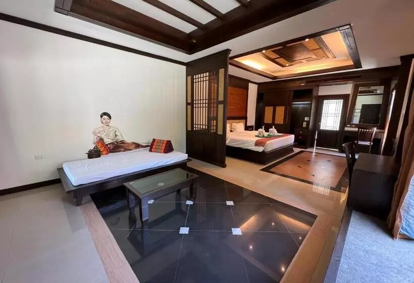 سوییت با چشم‌انداز باغ, Beach Bungalow At Lanta Resort