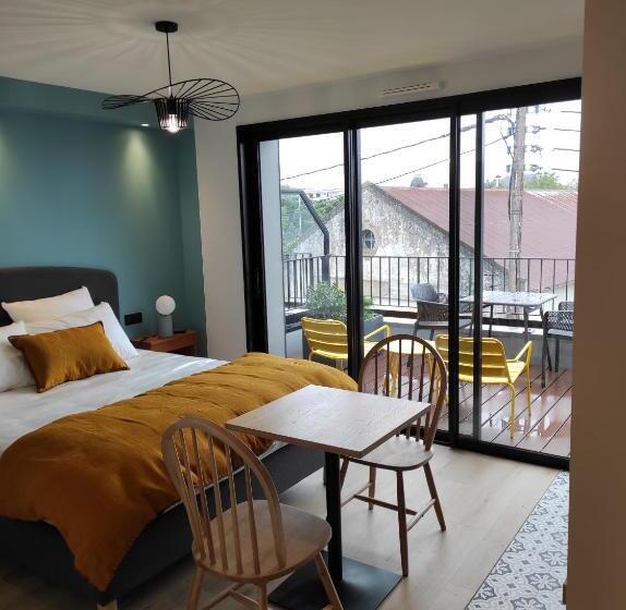 סטודיו סטנדרט עם מרפסת, Appart Hôtel & Spa La Villa Du Port