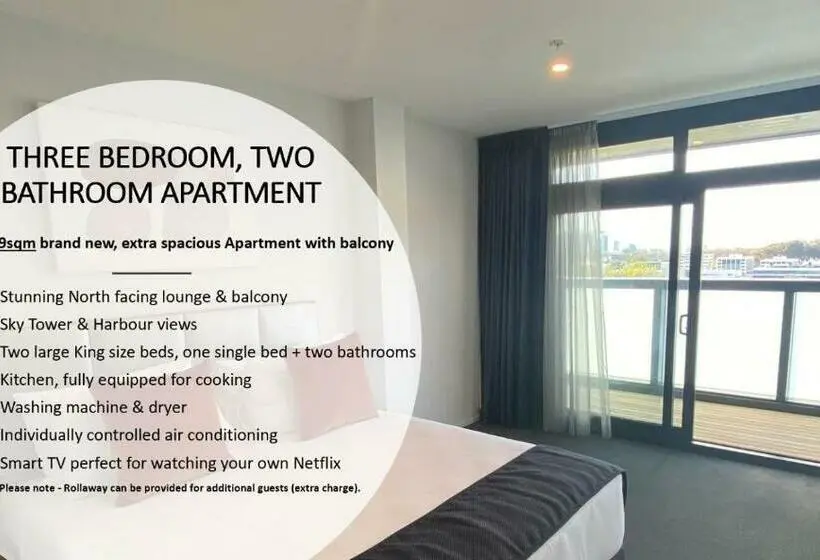 ３ベッドルームアパートメント, Ramada By Wyndham Newmarket Auckland