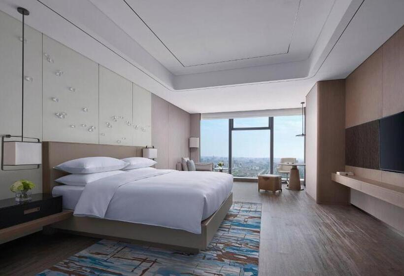 חדר דלוקס,מיטת קינג עם נוף לעיר, Yancheng Marriott