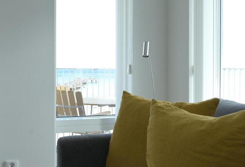 شقة غرفة واحدة مطلة على البحر, åhusbrygga Apartment