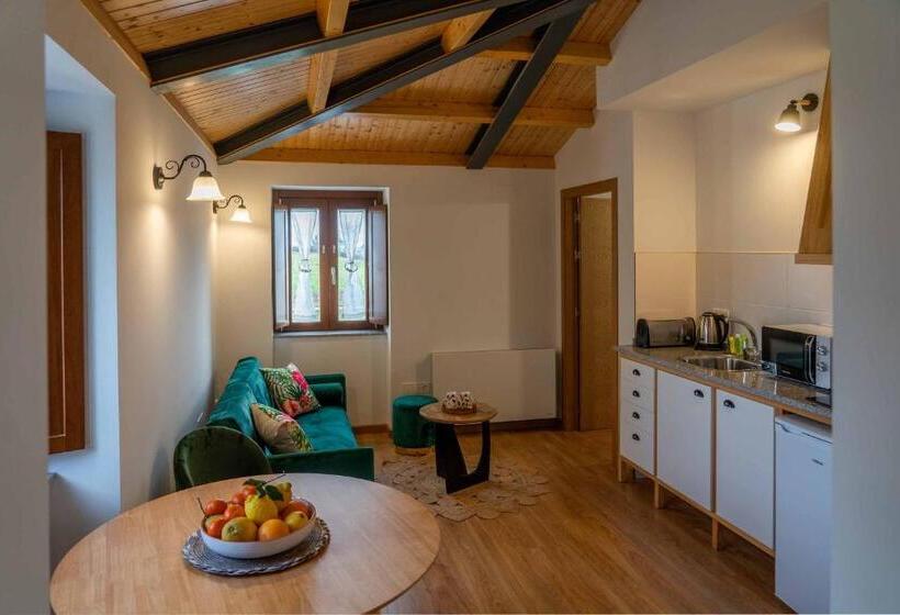 شقة غرفة واحدة مطلة على الحديقة, O Viso Ecovillage   Hotel Ecologico Vegano