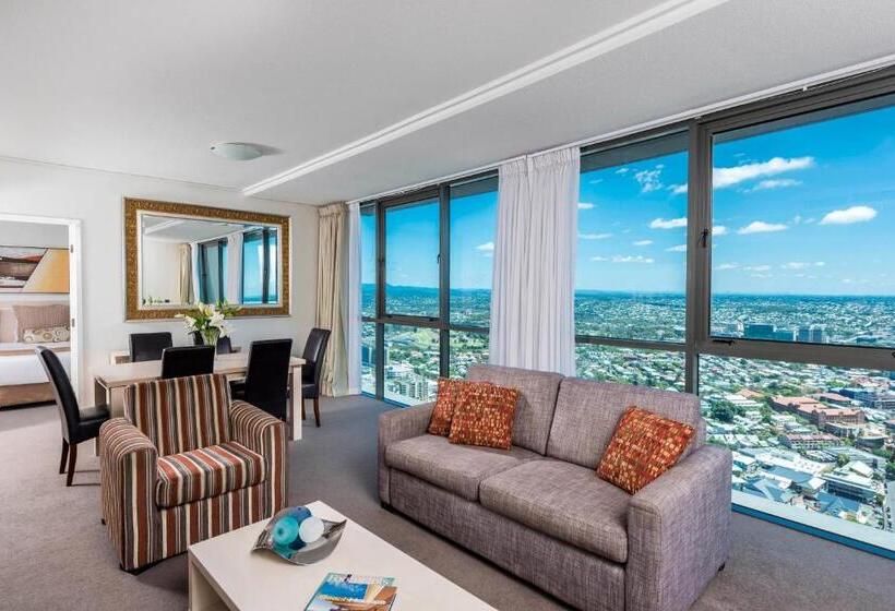 침실 3개 아파트, Oaks Brisbane Aurora Suites