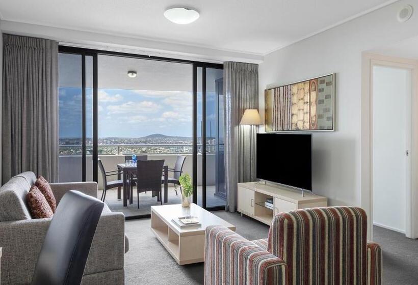 شقة بغرفتي نوم, Oaks Brisbane Aurora Suites