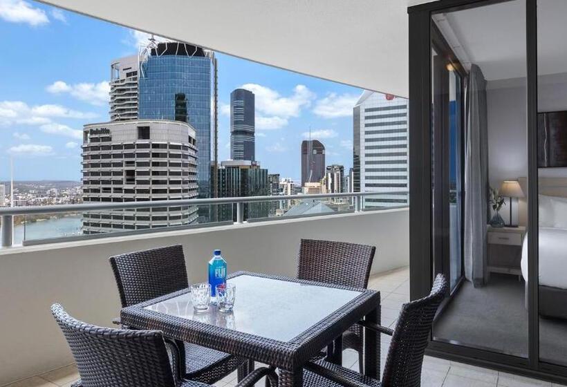 شقة بغرفتي نوم, Oaks Brisbane Aurora Suites