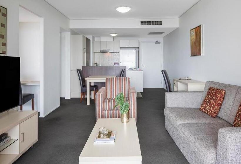 شقة بغرفتي نوم, Oaks Brisbane Aurora Suites