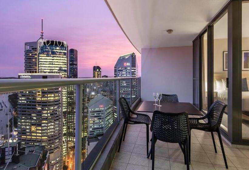 2 베드룸 이그제큐티브 아파트, Oaks Brisbane Aurora Suites