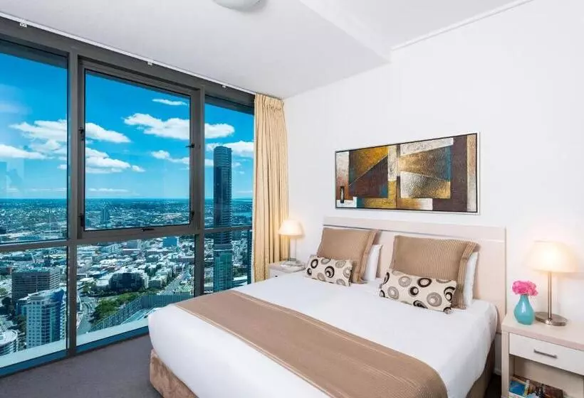 １ベッドルームアパートメント, Oaks Brisbane Aurora Suites