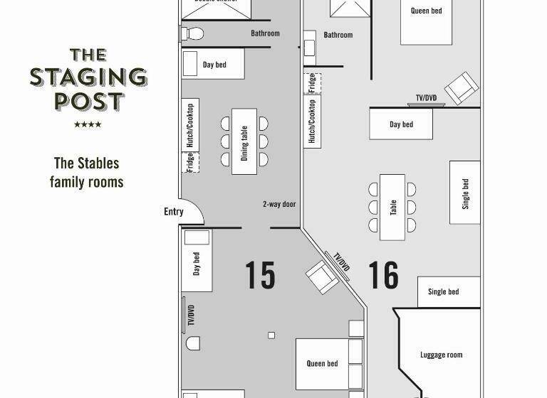 חדר משפחתי דלוקס, The Staging Post