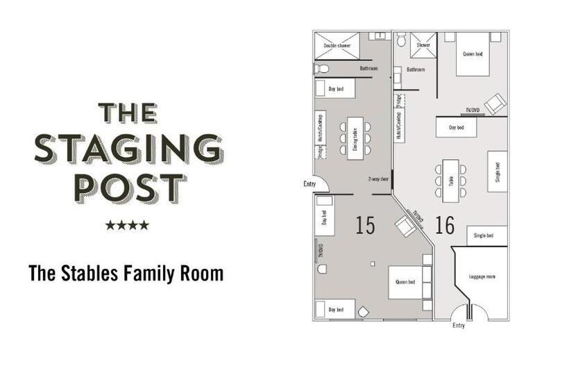 חדר משפחתי דלוקס, The Staging Post