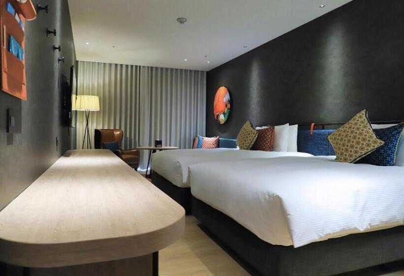 غرفة ديلوكس عائلية, Just Sleep Tainan Hushan