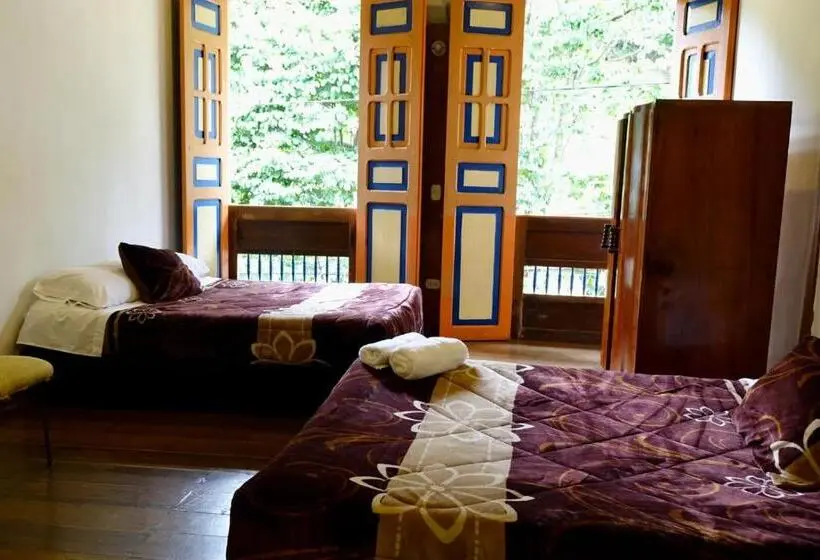 2ダブルベッドのスタンダードルーム, Hostal Casa Victoria Pijao