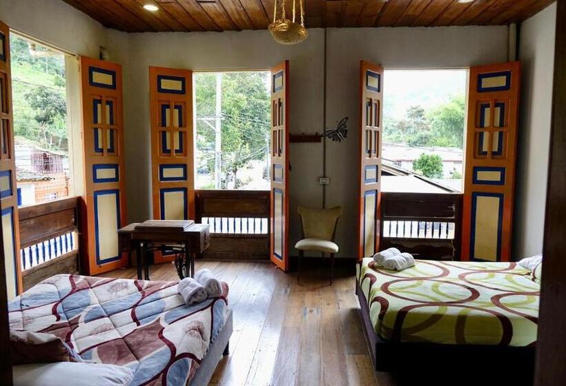 패밀리 룸 산 전망, Hostal Casa Victoria Pijao