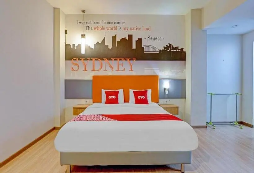 デラックスルーム, Capital O 3905 Graha 100 Guest House Syariah