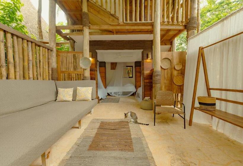 اتاق خانوادگی با چشم‌انداز باغ, El Valle Lodge