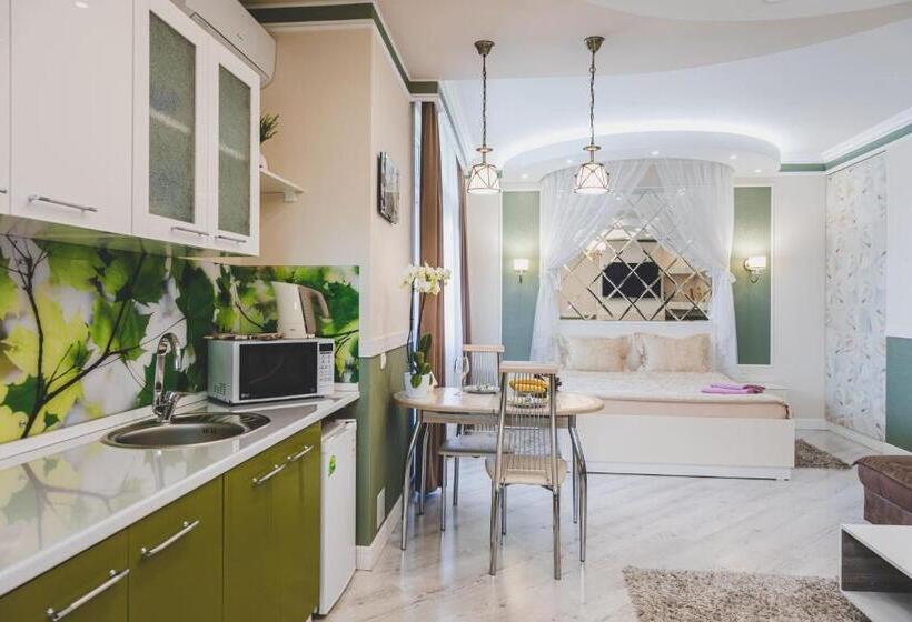 آپارتمان 1 خوابه با چشمانداز باغ, апартаменты в гостевом домике