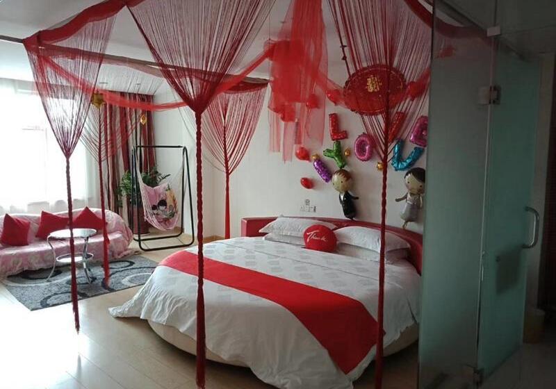 Quarto Romântica, Thank Inn Chain Hotel Dong Town Dahuaishu