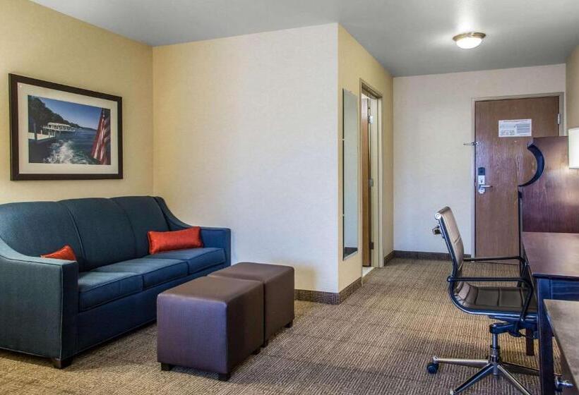 Люкс Кровать Кинг, Comfort Suites Lake Geneva East