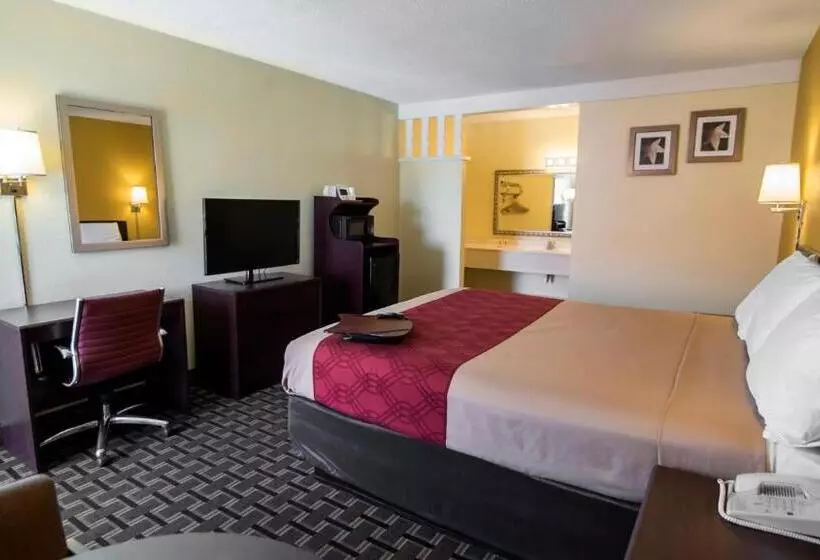 身障者適用キングサイズベッドルーム, Super 8 By Wyndham Albuquerque Downtown