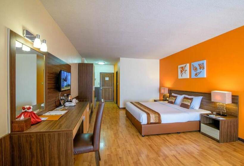 디럭스 룸 바다 전망, Golden Beach Chaam