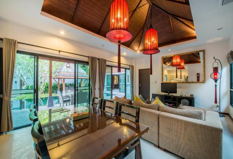 ３ベッドルームのデラックスビラ, The Bell Pool Villa Resort Phuket