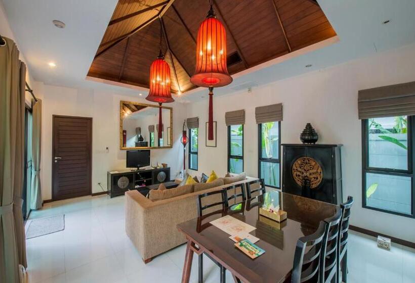 ３ベッドルームのデラックスビラ, The Bell Pool Villa Resort Phuket