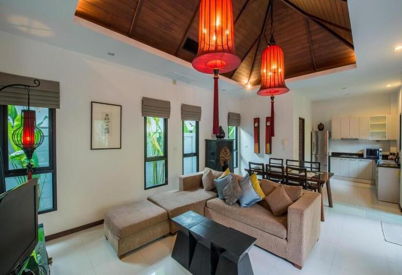 ３ベッドルームのデラックスビラ, The Bell Pool Villa Resort Phuket